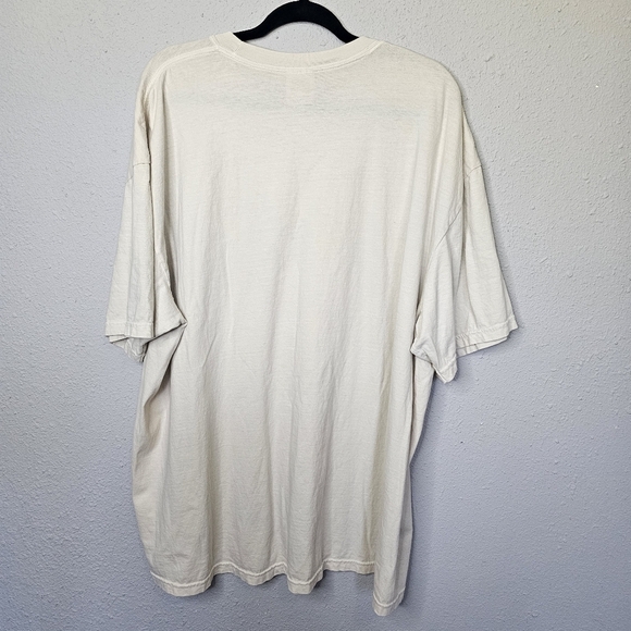 Comfort Colors Freedom‎ Eagle Graphic Tee Shirt Plus Womens 3X Ivory Cream Red - Picture 7 of 7